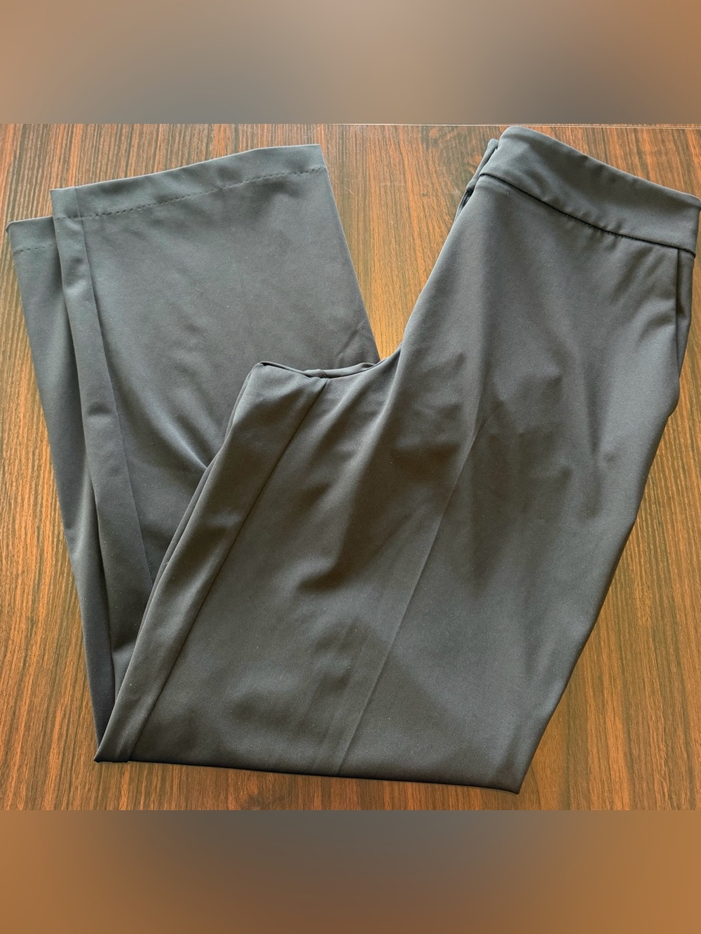 Maison d'Amélie Paris Women’s Black Stretch Wide Leg Dress Pants Trouser Size 10